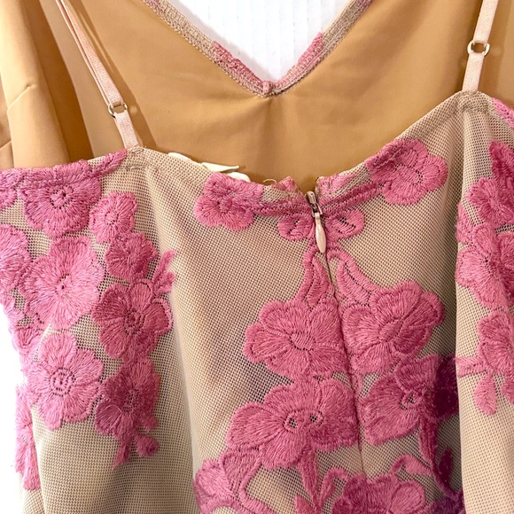 For Love and Lemons Pink Temecula Bodysuit M - Picture 4 of 9